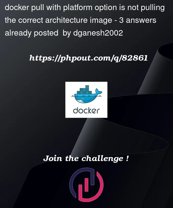 Question 82861 in Docker