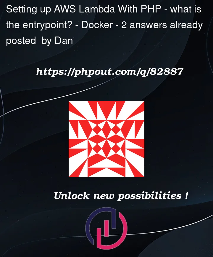 Question 82887 in Docker