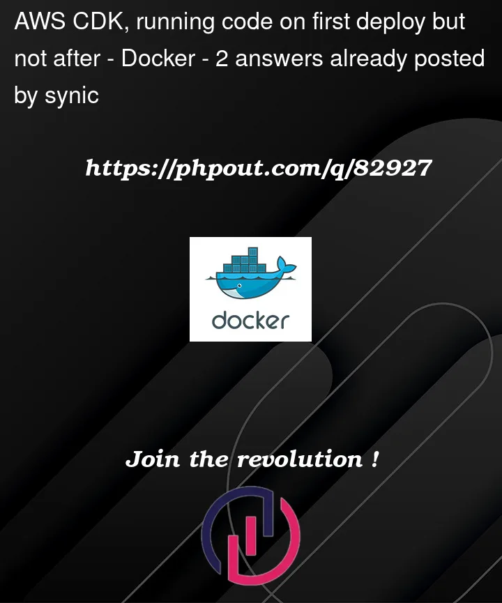 Question 82927 in Docker