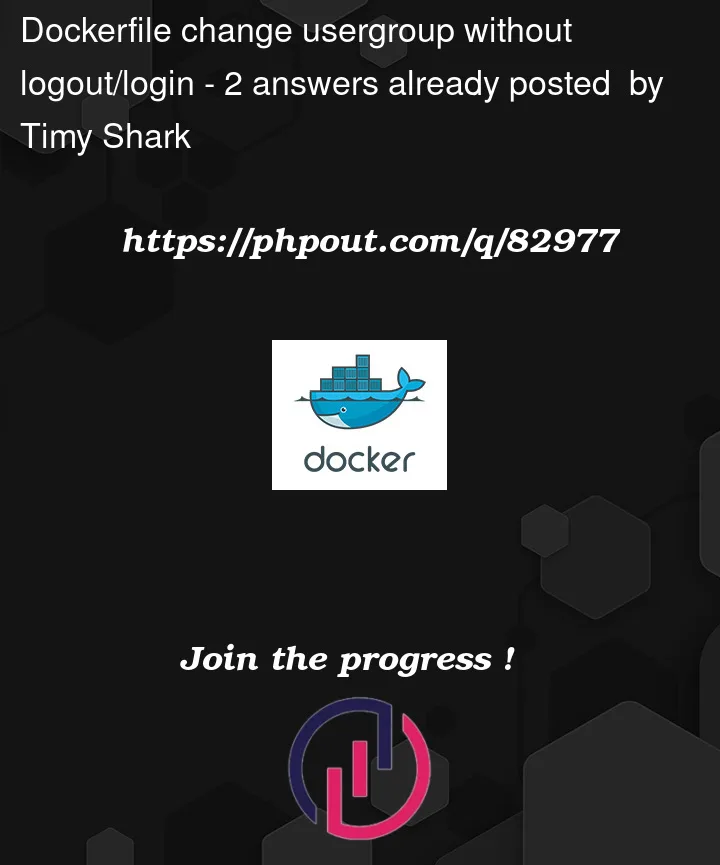 Question 82977 in Docker