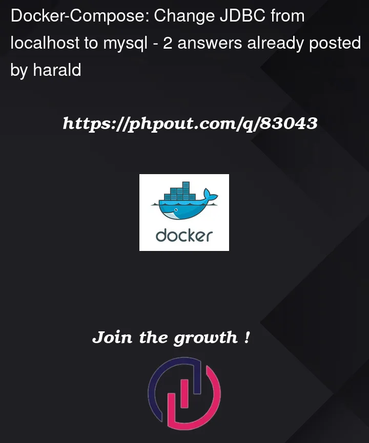 Question 83043 in Docker