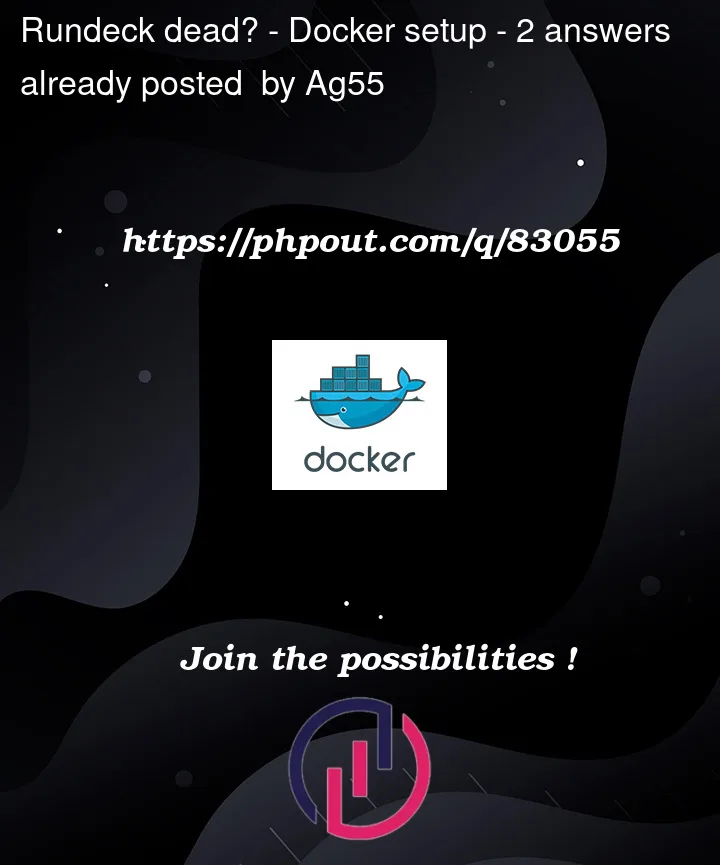 Question 83055 in Docker