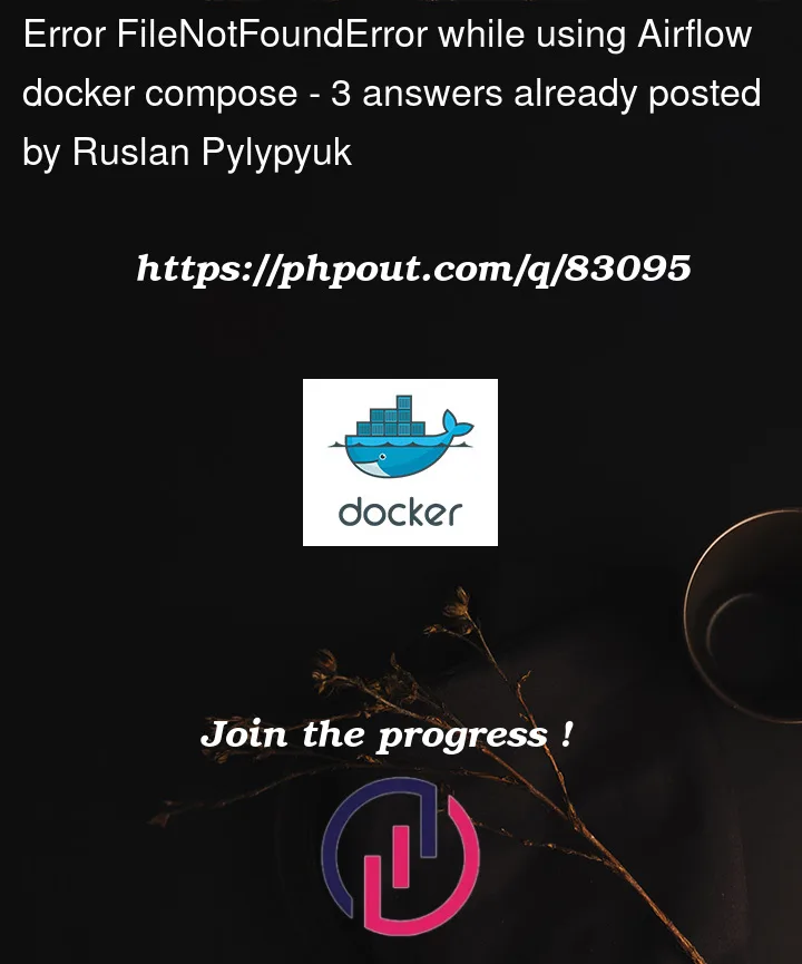 Question 83095 in Docker