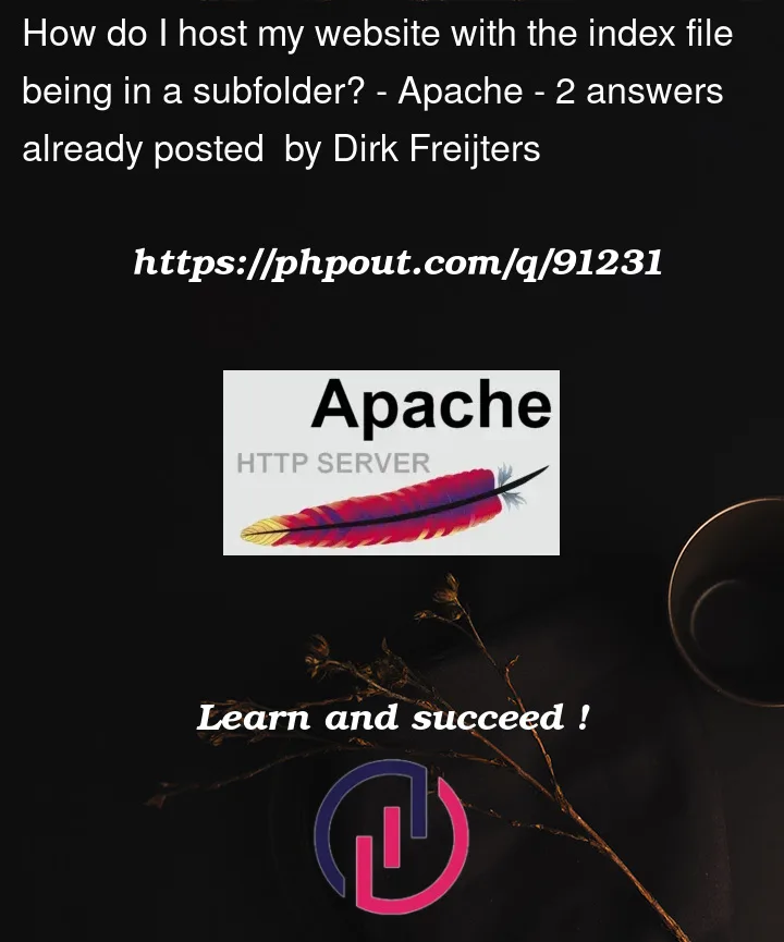 Question 91231 in Apache