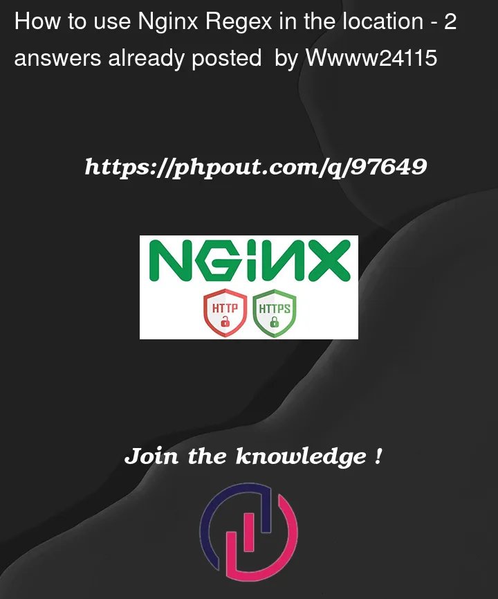 Question 97649 in Nginx