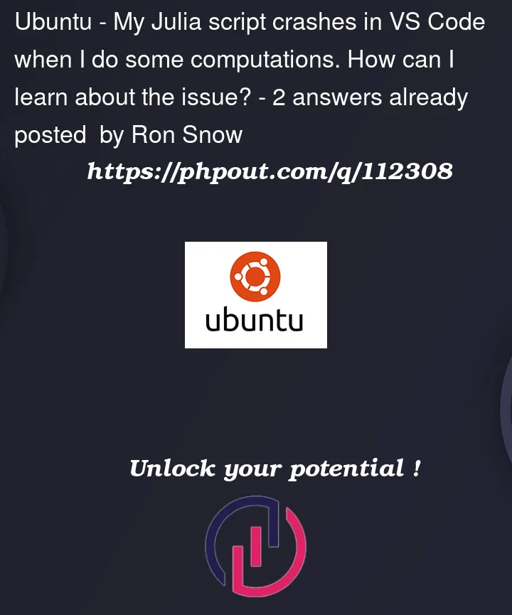 Question 112308 in Ubuntu