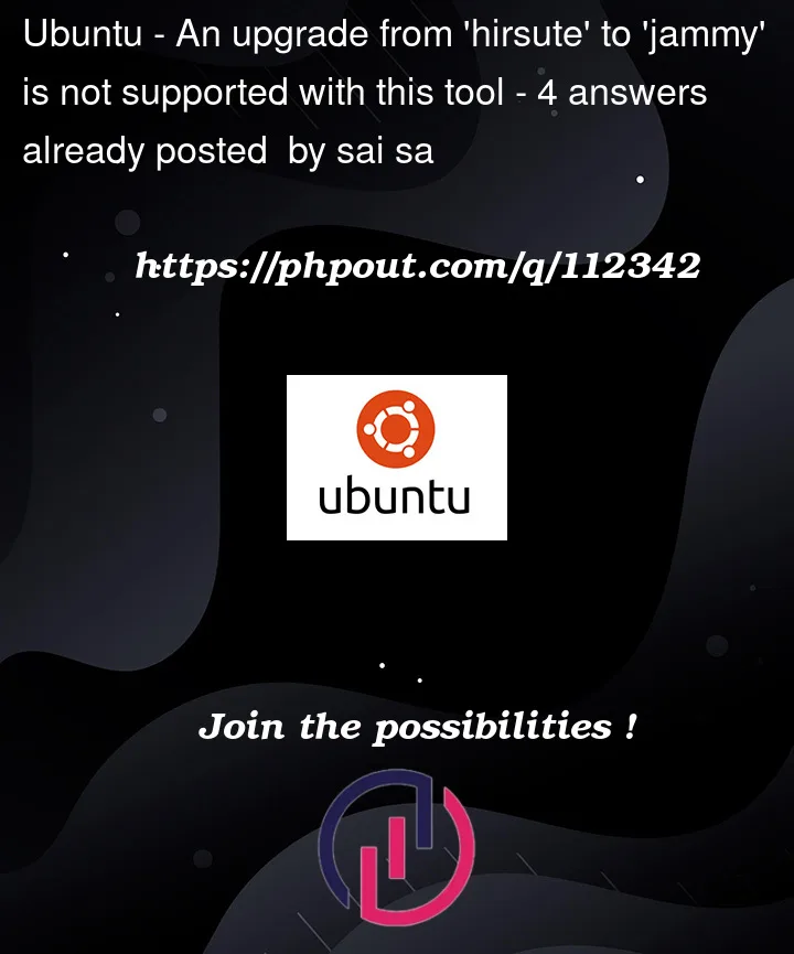 Question 112342 in Ubuntu