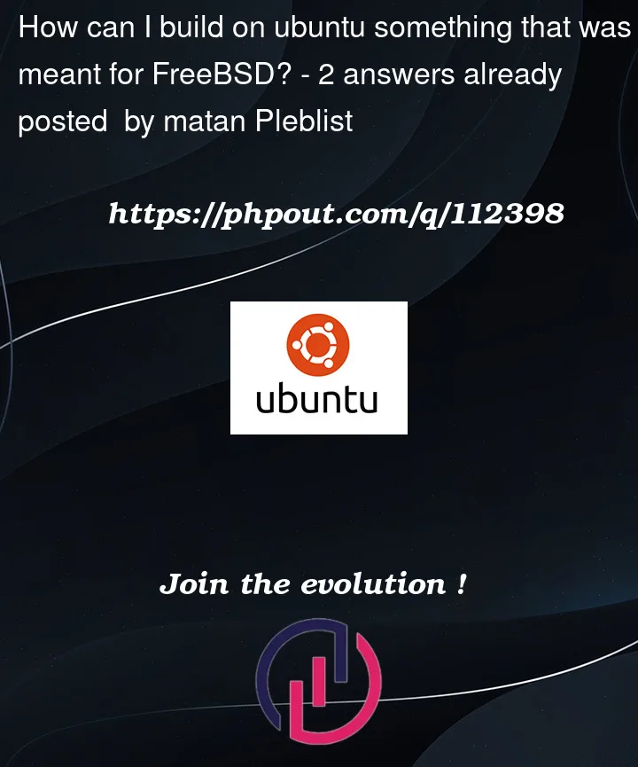 Question 112398 in Ubuntu