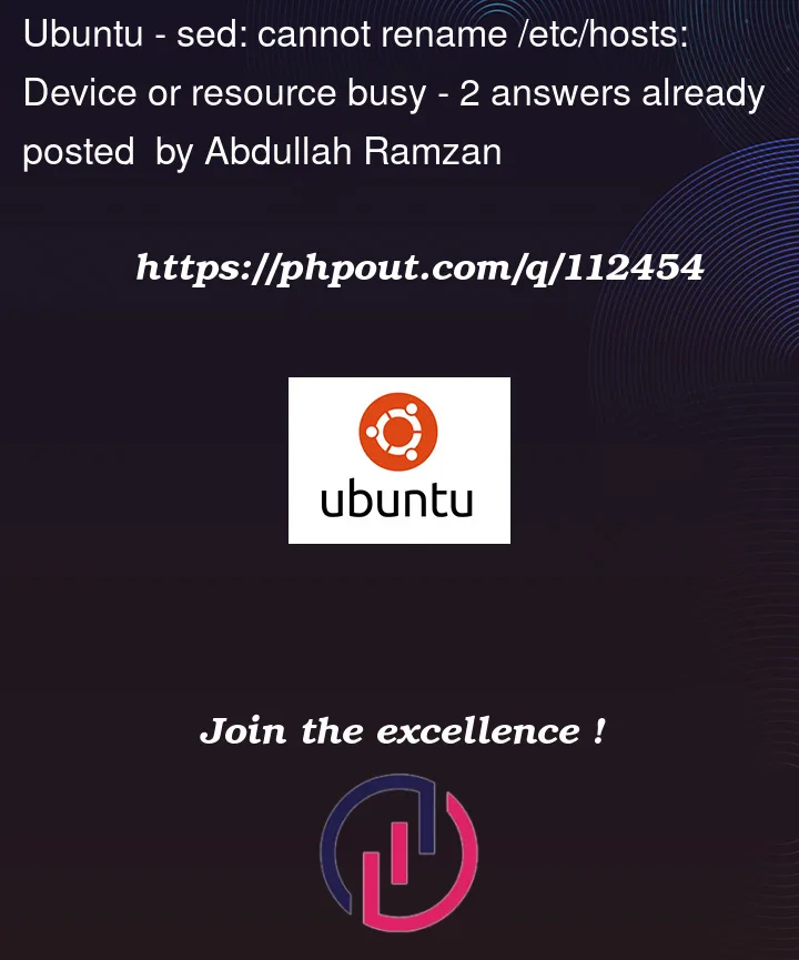 Question 112454 in Ubuntu