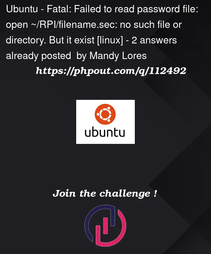 Question 112492 in Ubuntu