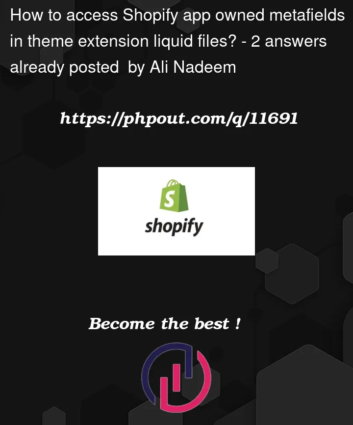 Question 11691 in Shopify