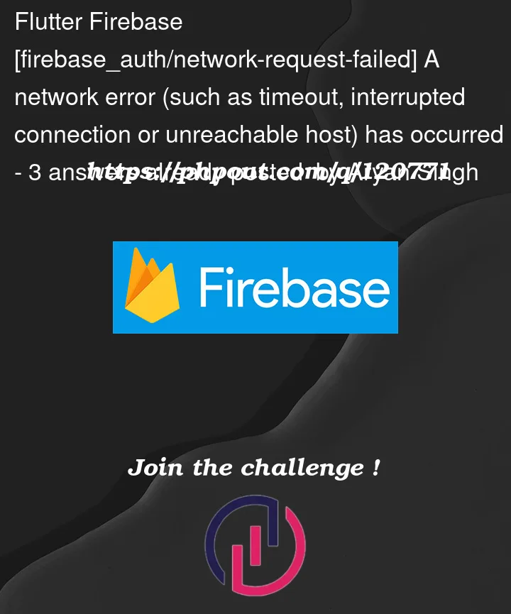 Question 120771 in Firebase