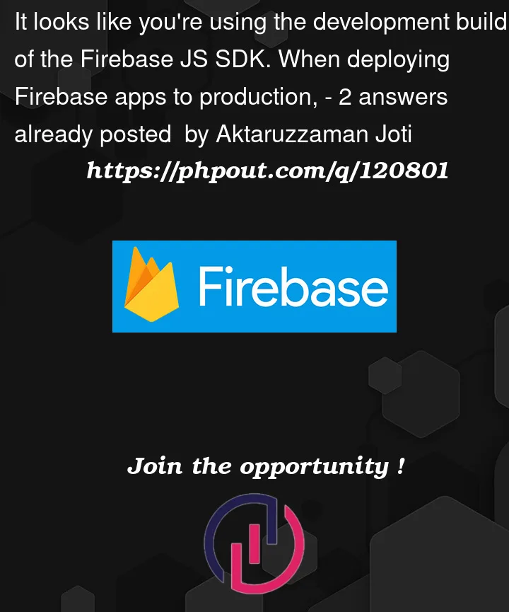 Question 120801 in Firebase