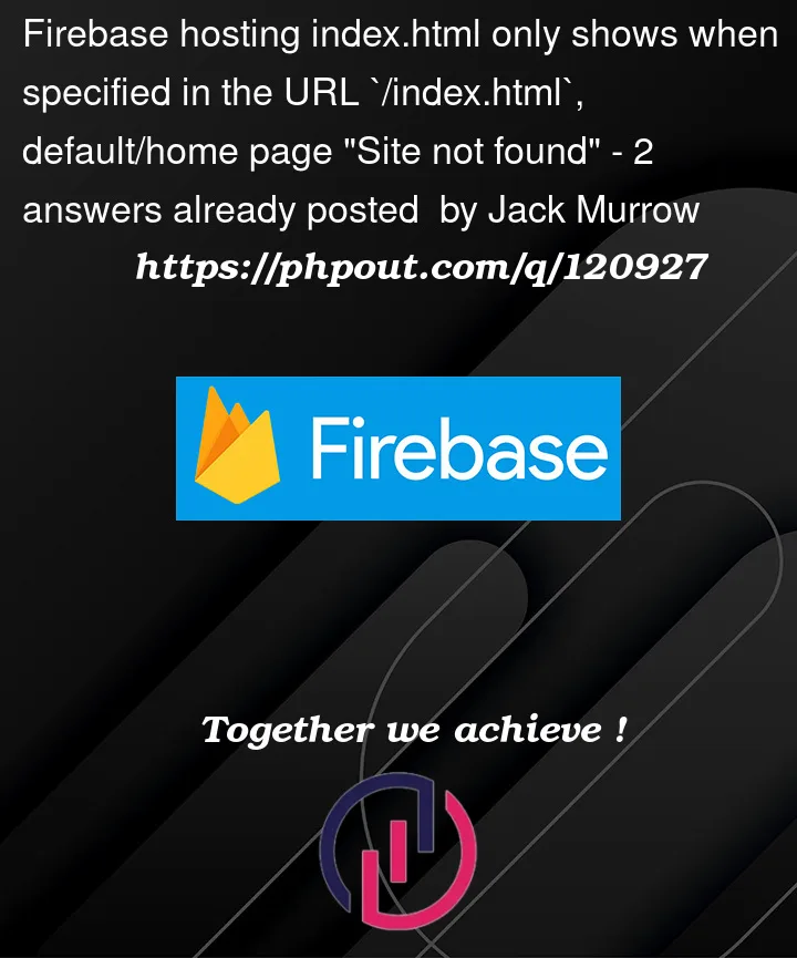 Question 120927 in Firebase