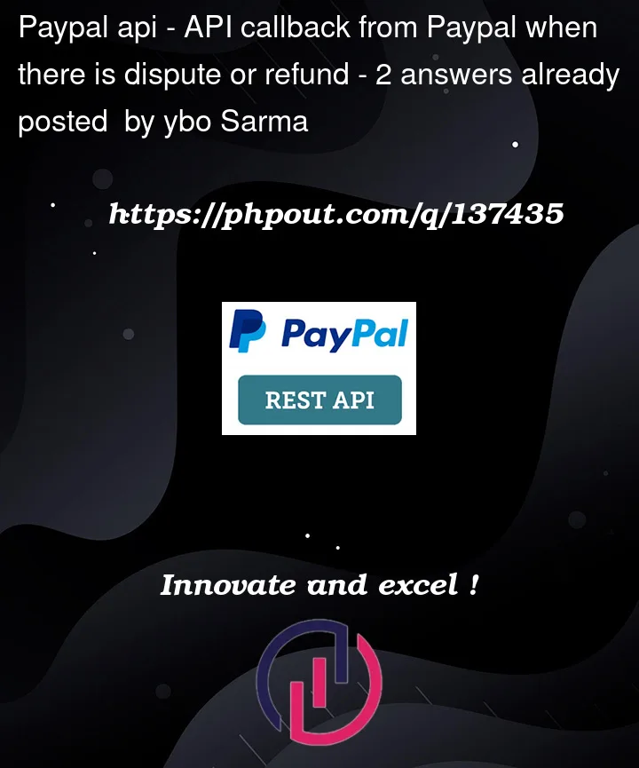 Question 137435 in Paypal API