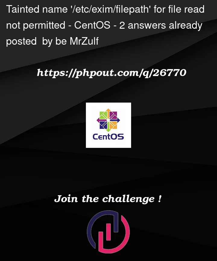 Question 26770 in CentOS