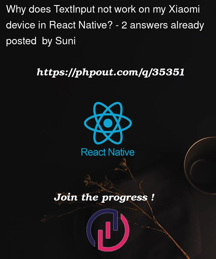 Question 35351 in React native