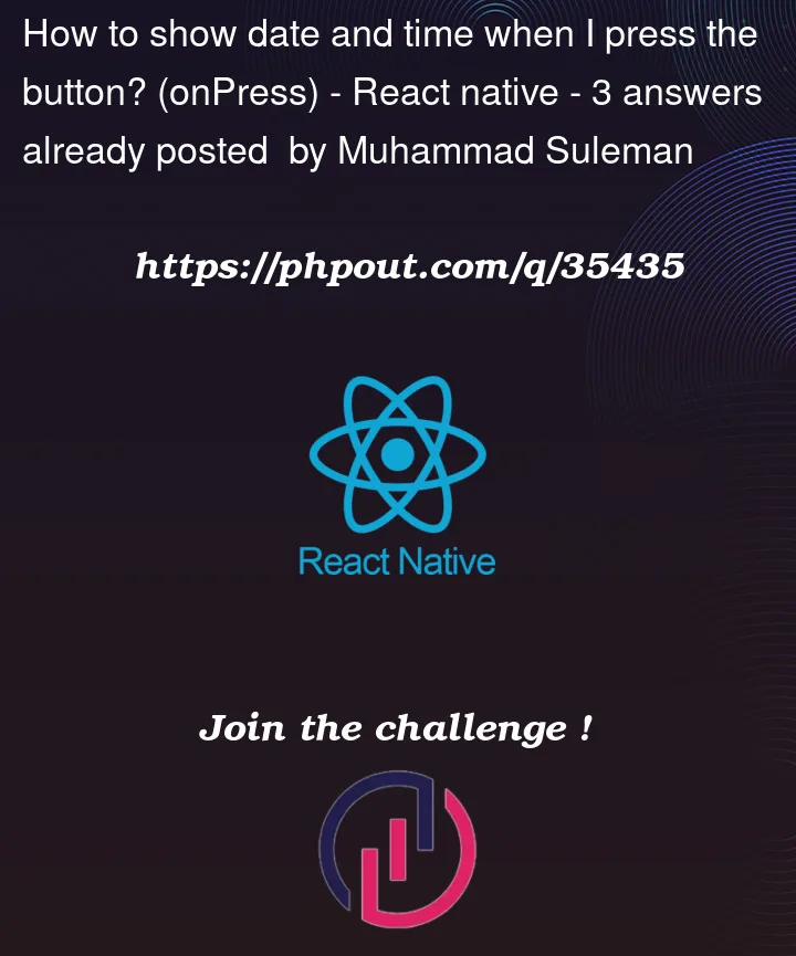 Question 35435 in React native