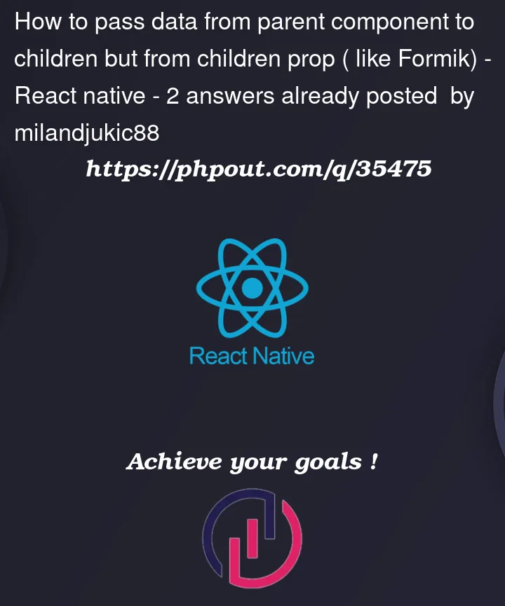 Question 35475 in React native