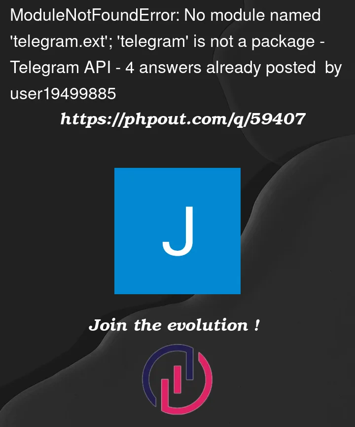 Question 59407 in Telegram API