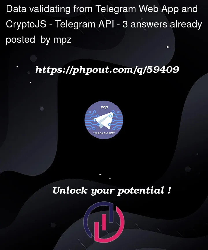 Question 59409 in Telegram API