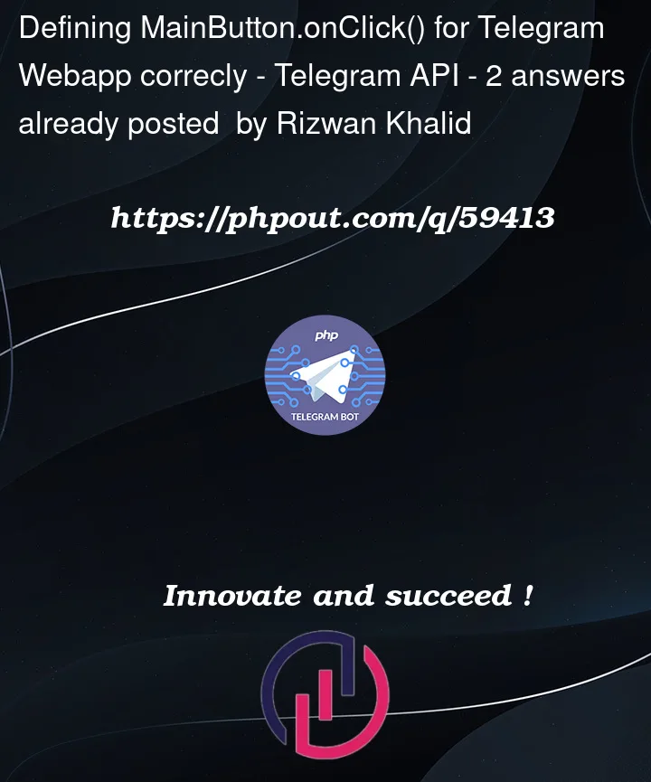 Question 59413 in Telegram API