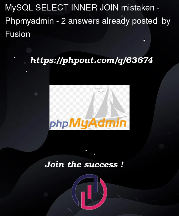 Question 63674 in PhpMyAdmin