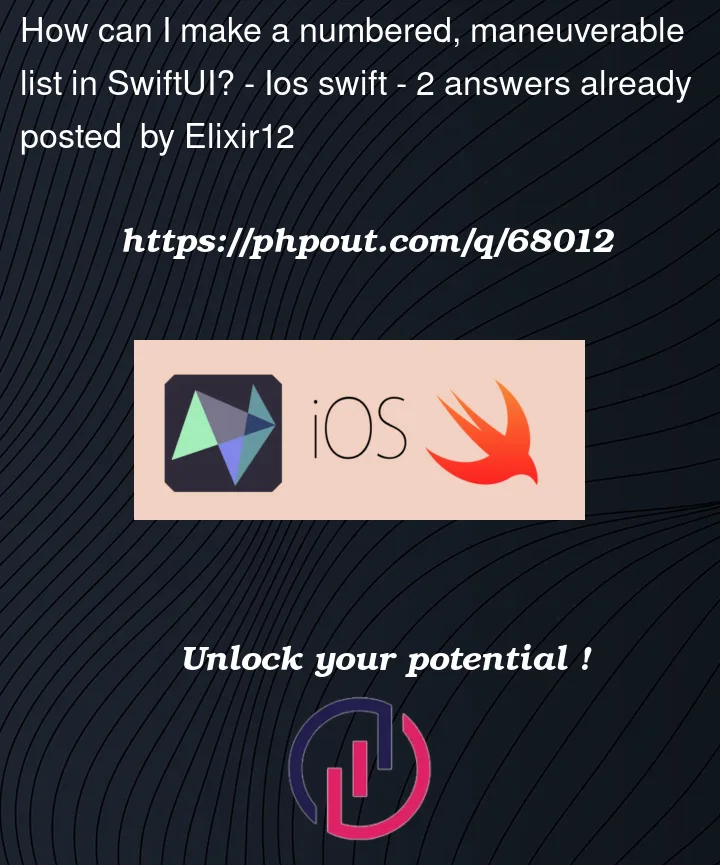 Question 68012 in IOS Swift