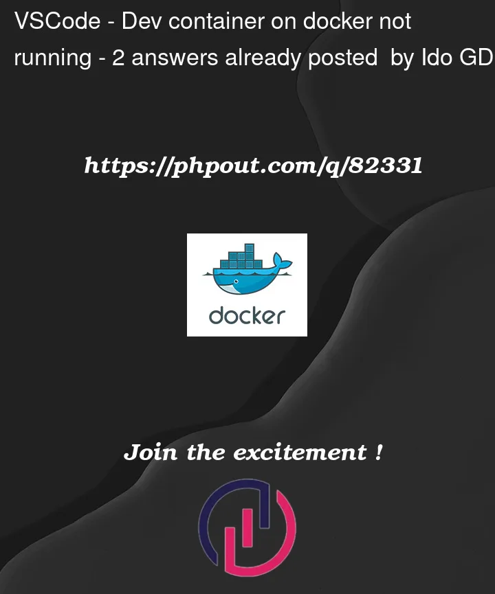 Question 82331 in Docker