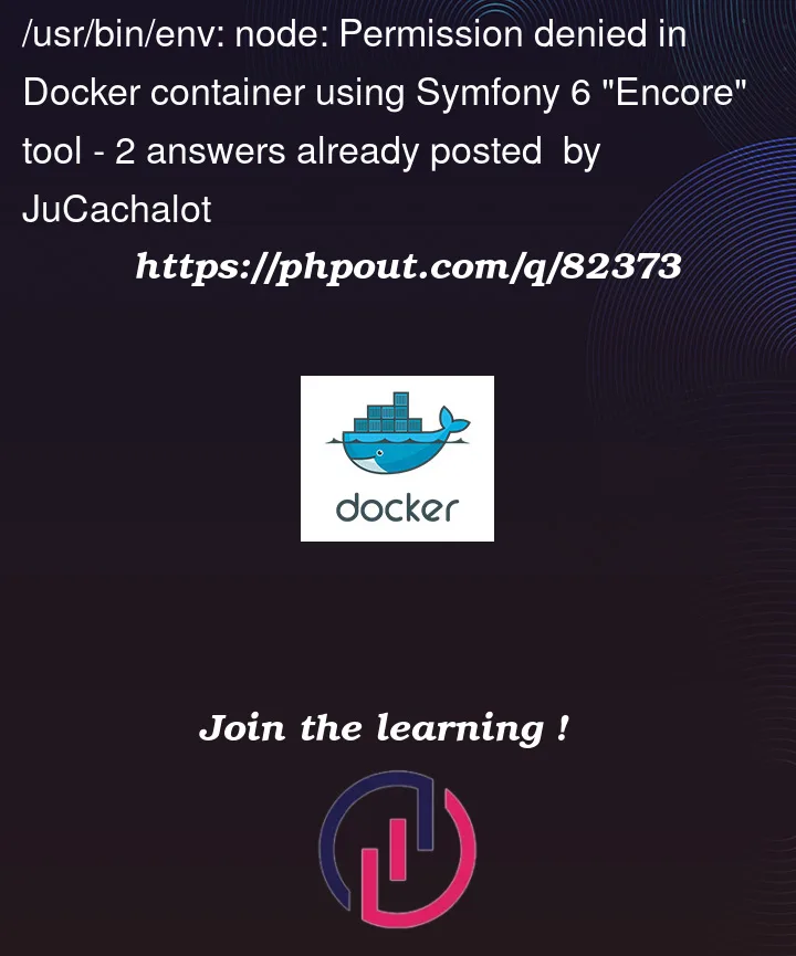 Question 82373 in Docker