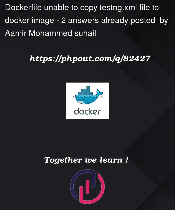 Question 82427 in Docker