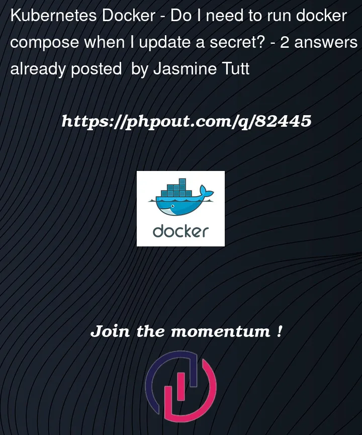 Question 82445 in Docker