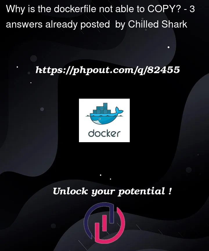 Question 82455 in Docker