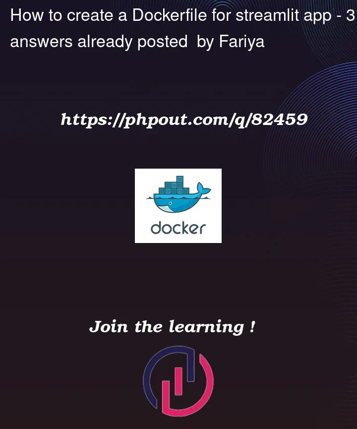 Question 82459 in Docker