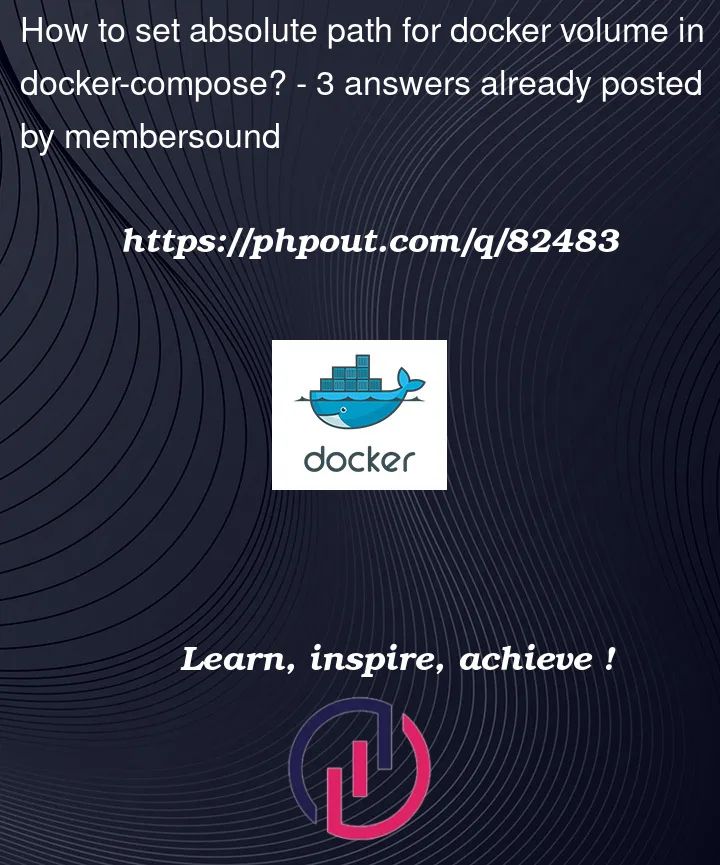 Question 82483 in Docker