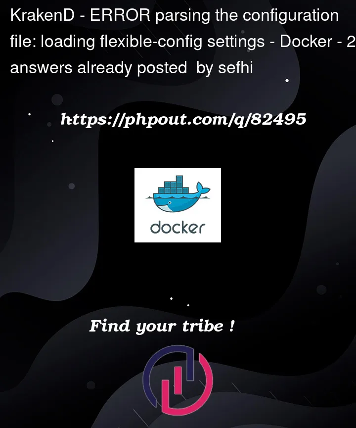 Question 82495 in Docker