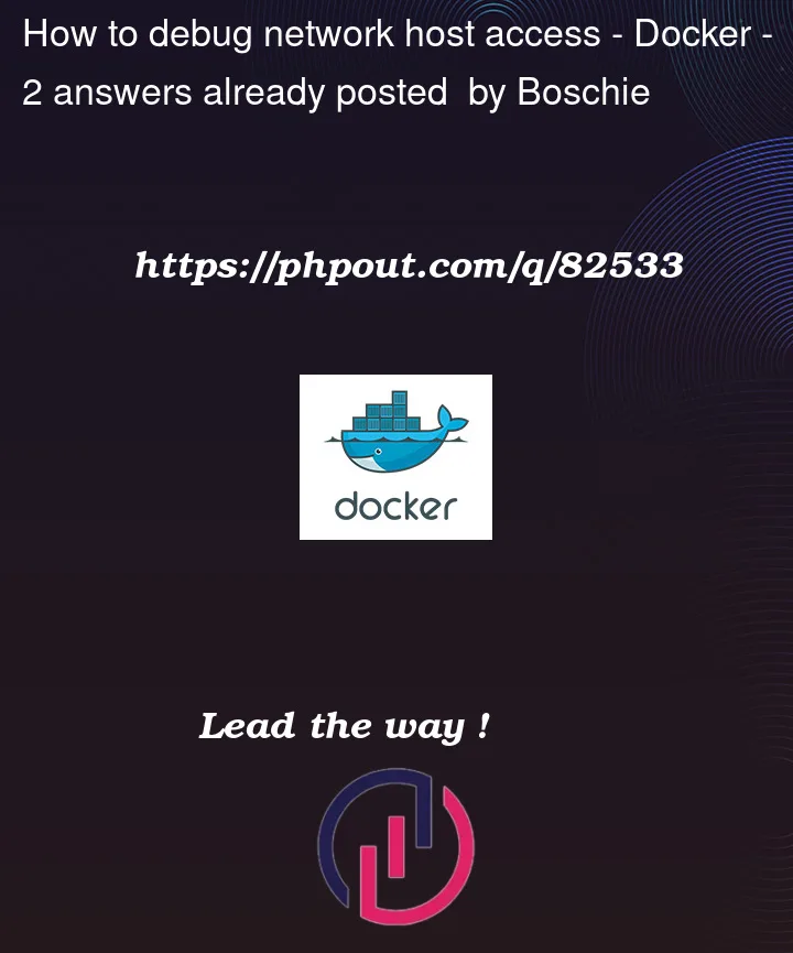 Question 82533 in Docker