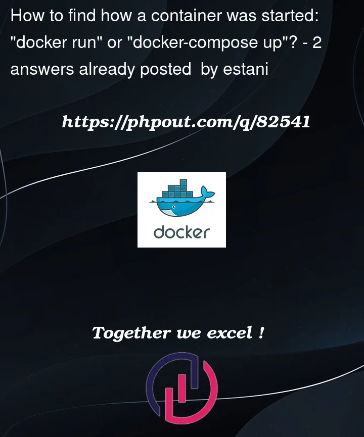 Question 82541 in Docker