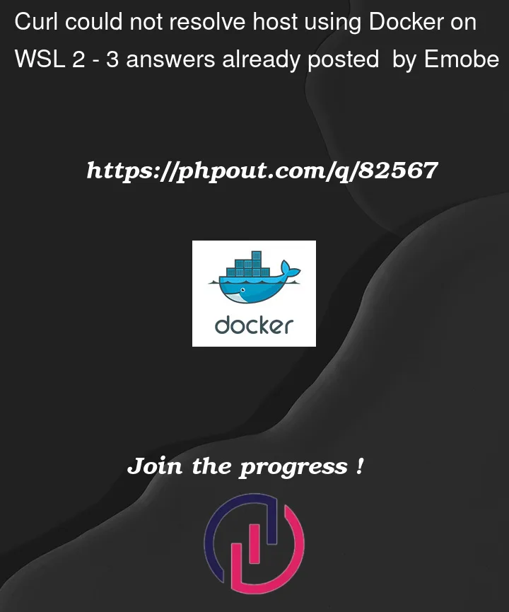 Question 82567 in Docker