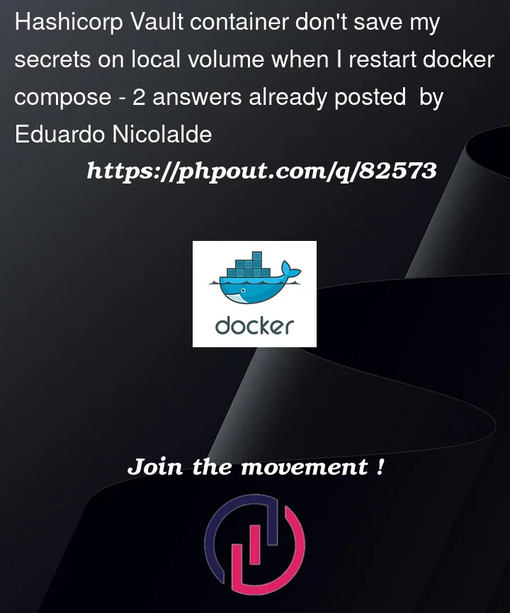 Question 82573 in Docker