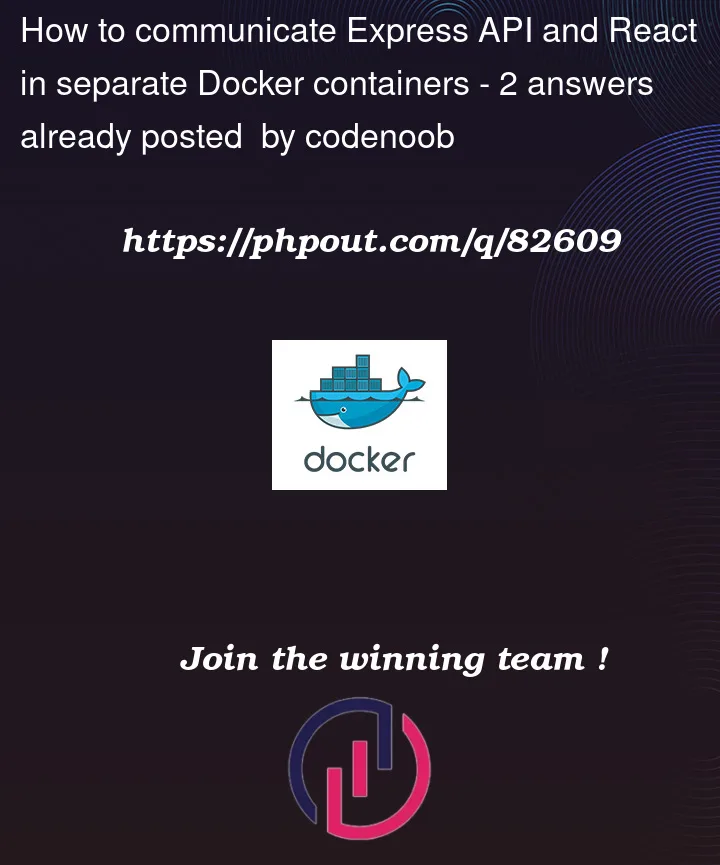 Question 82609 in Docker