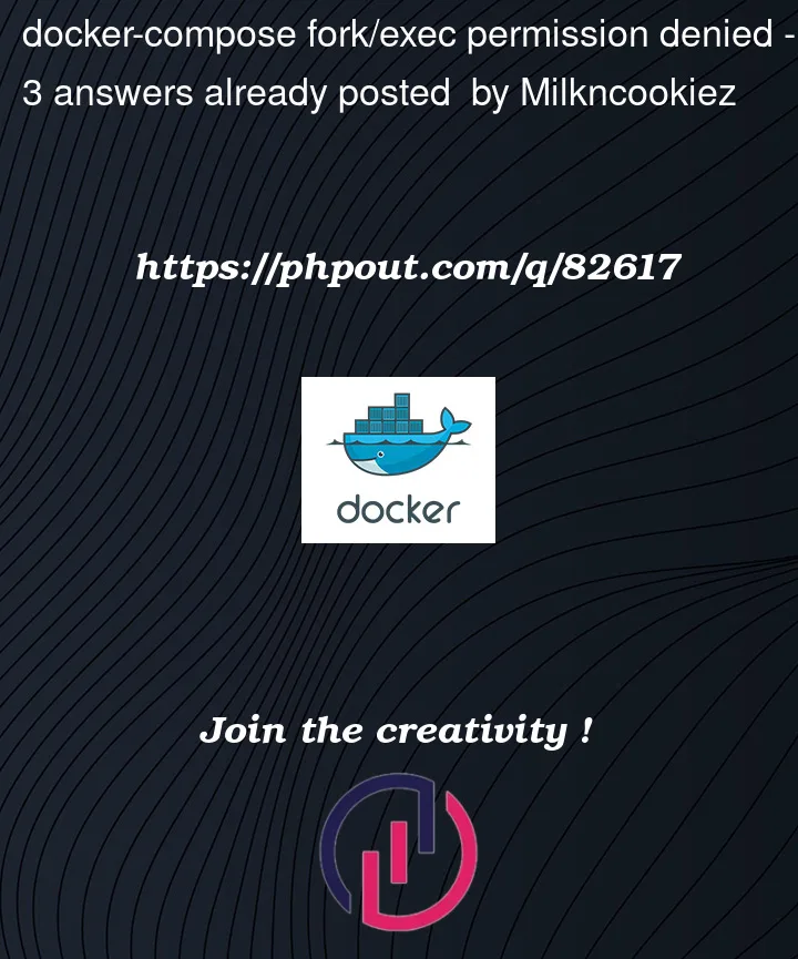 Question 82617 in Docker