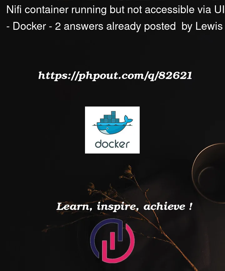 Question 82621 in Docker