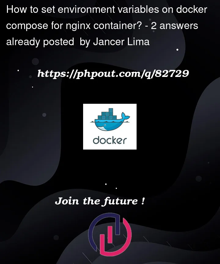 Question 82729 in Docker