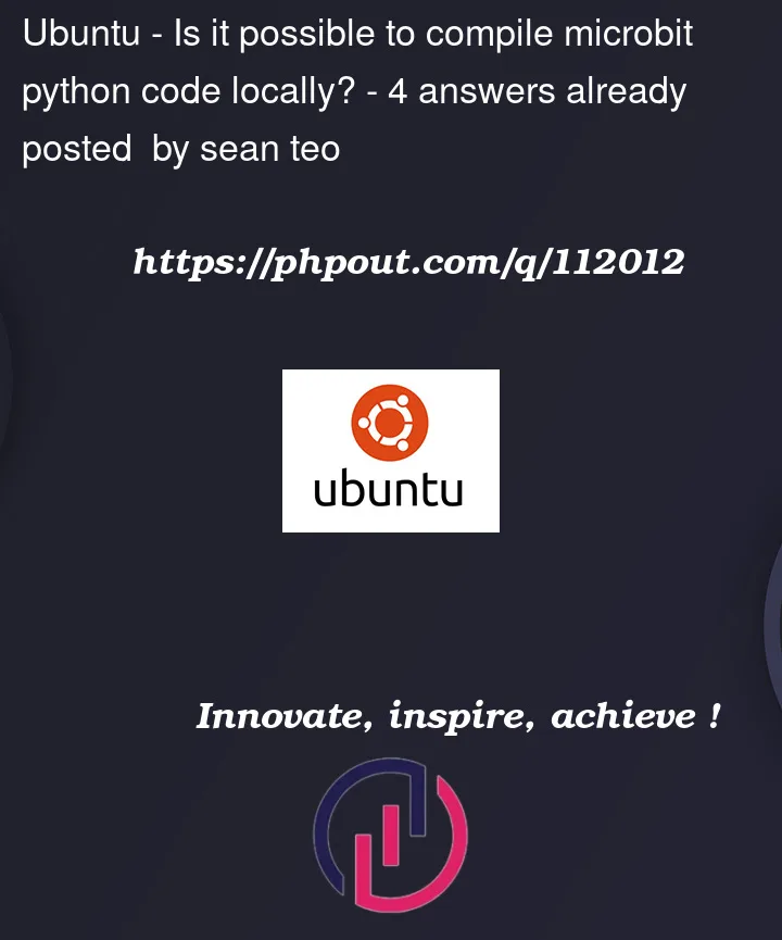 Question 112012 in Ubuntu