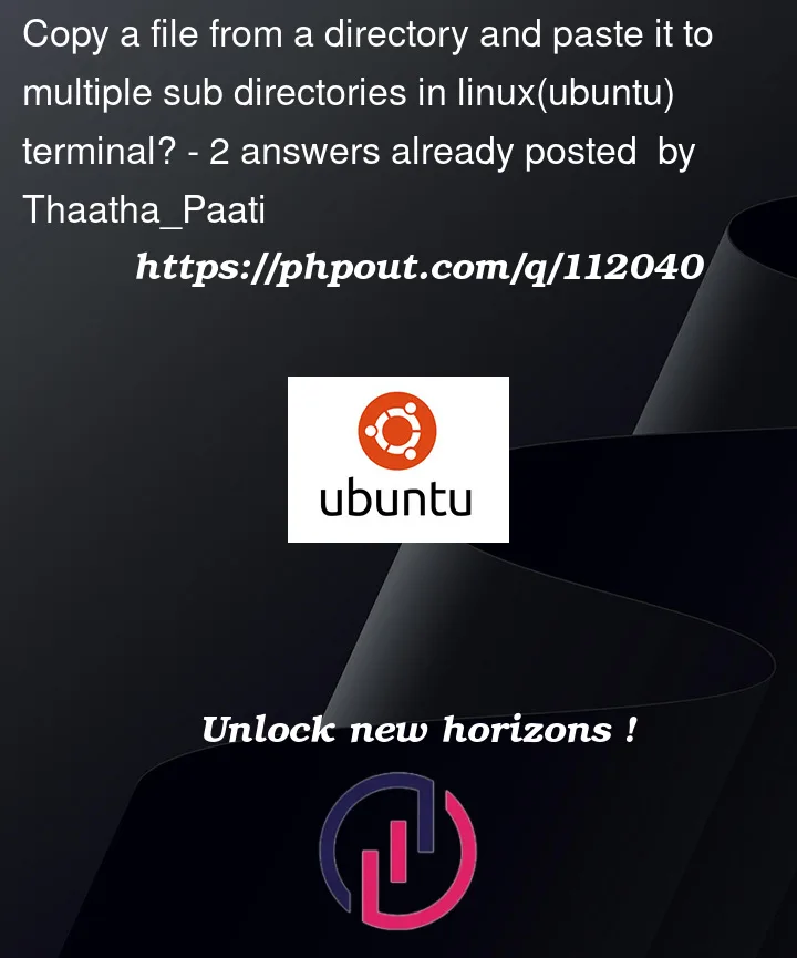 Question 112040 in Ubuntu