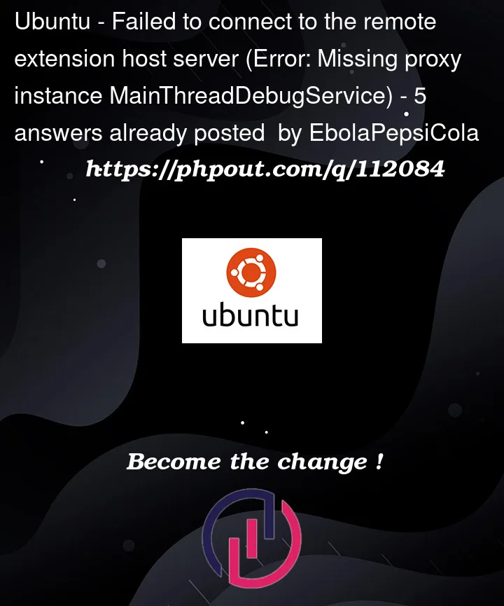 Question 112084 in Ubuntu