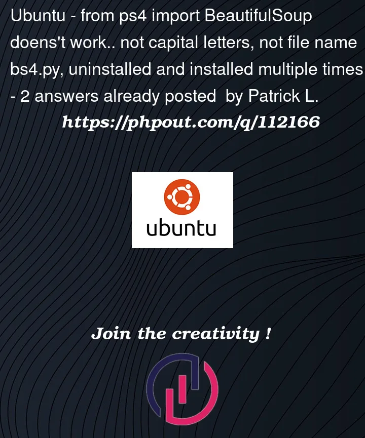 Question 112166 in Ubuntu