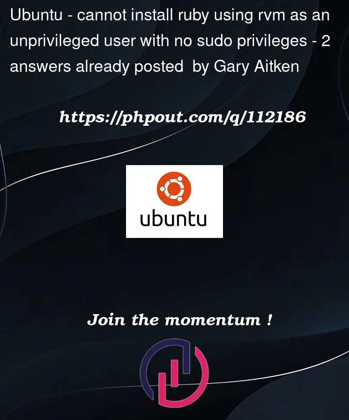 Question 112186 in Ubuntu