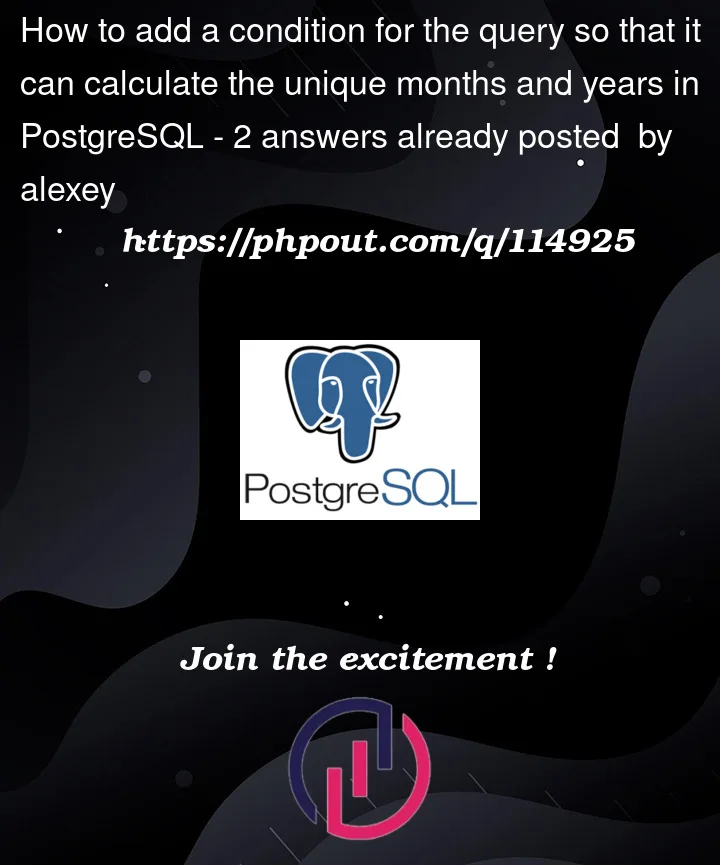 Question 114925 in PostgreSQL